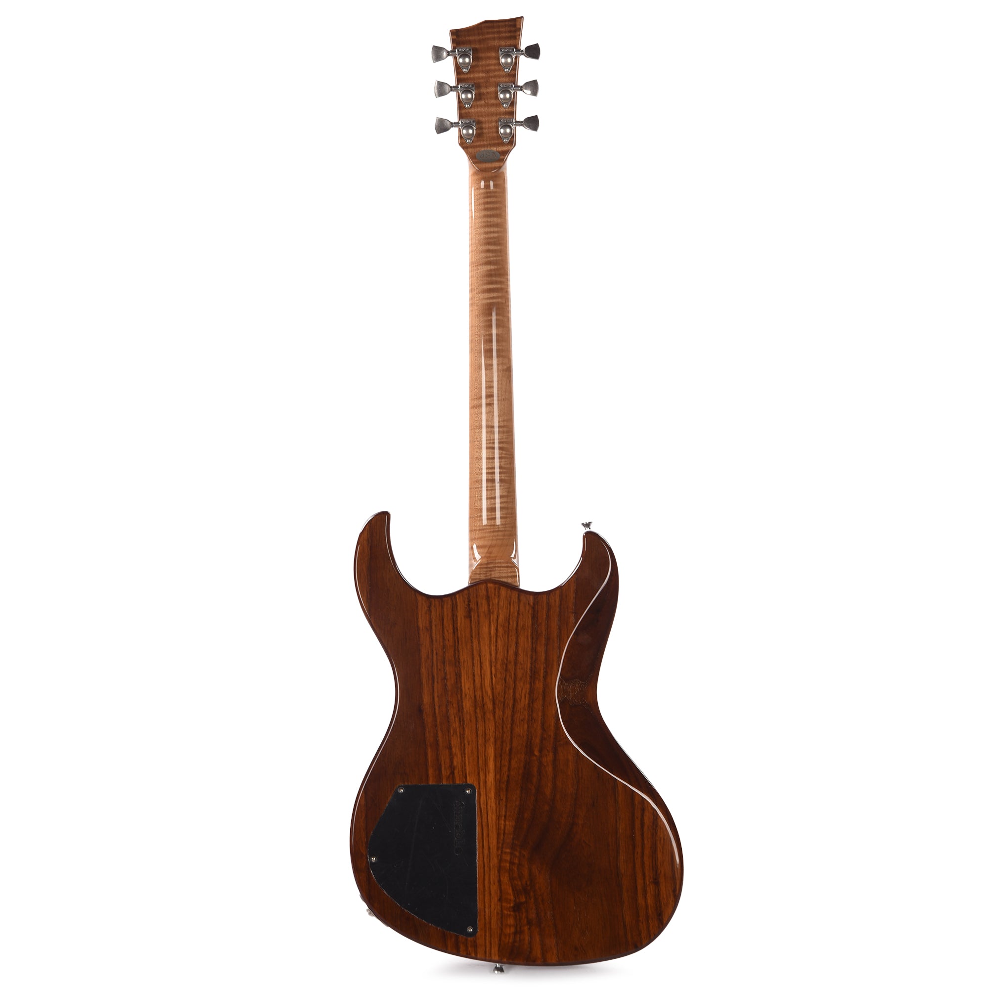 Dunable USA 10th Anniversary Gnarwhal Flame Koa w/Bog Resin on Flame Maple Center Natural Electric Guitars / Solid Body