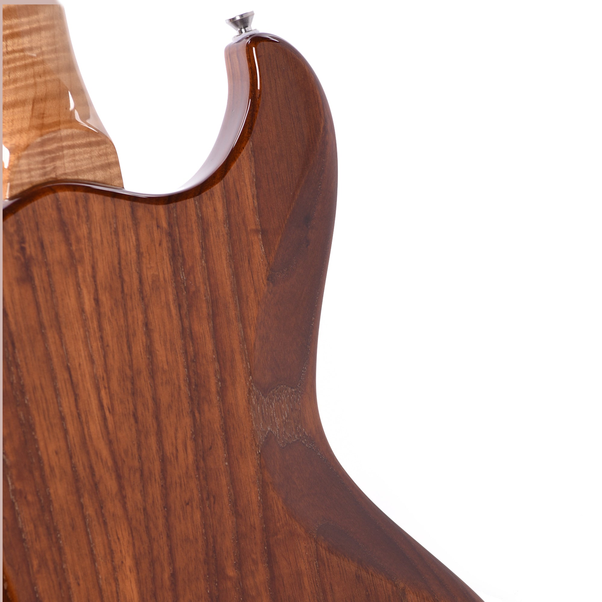 Dunable USA 10th Anniversary Gnarwhal Flame Koa w/Bog Resin on Flame Maple Center Natural Electric Guitars / Solid Body