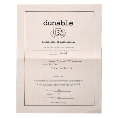 Dunable USA 10th Anniversary Minotaur Burl Maple Slab w/Black Earth Resin Topographical Post-Apocalypse Electric Guitars / Solid Body
