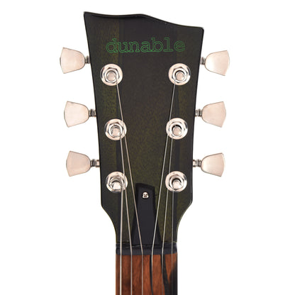 Dunable USA Buckeye Burl Gnarwhal Transparent Green Fade Electric Guitars / Solid Body
