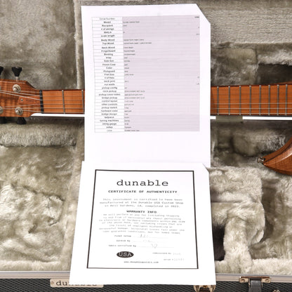 Dunable USA Cyclops Roasted Flame Maple Natural Electric Guitars / Solid Body