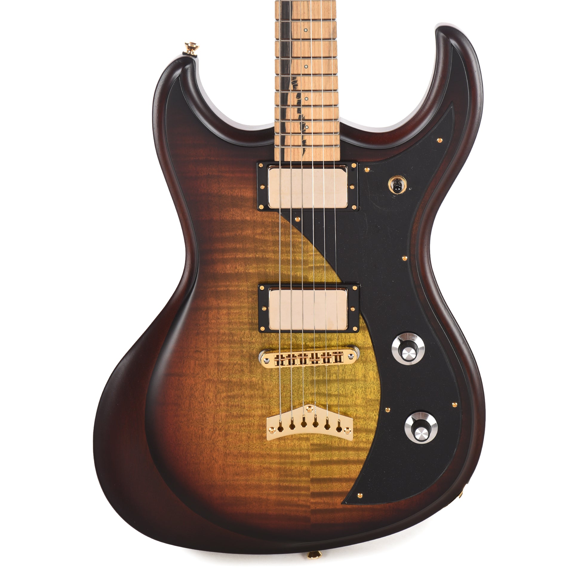 Dunable USA Gnarwhal Flame Maple Satin 3 Tone Burst Electric Guitars / Solid Body