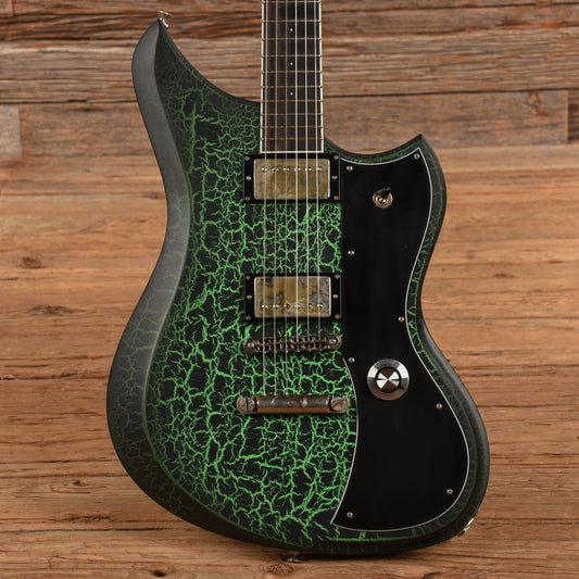 Dunable USA Yeti Matte Green Crackle 2022 Electric Guitars / Solid Body