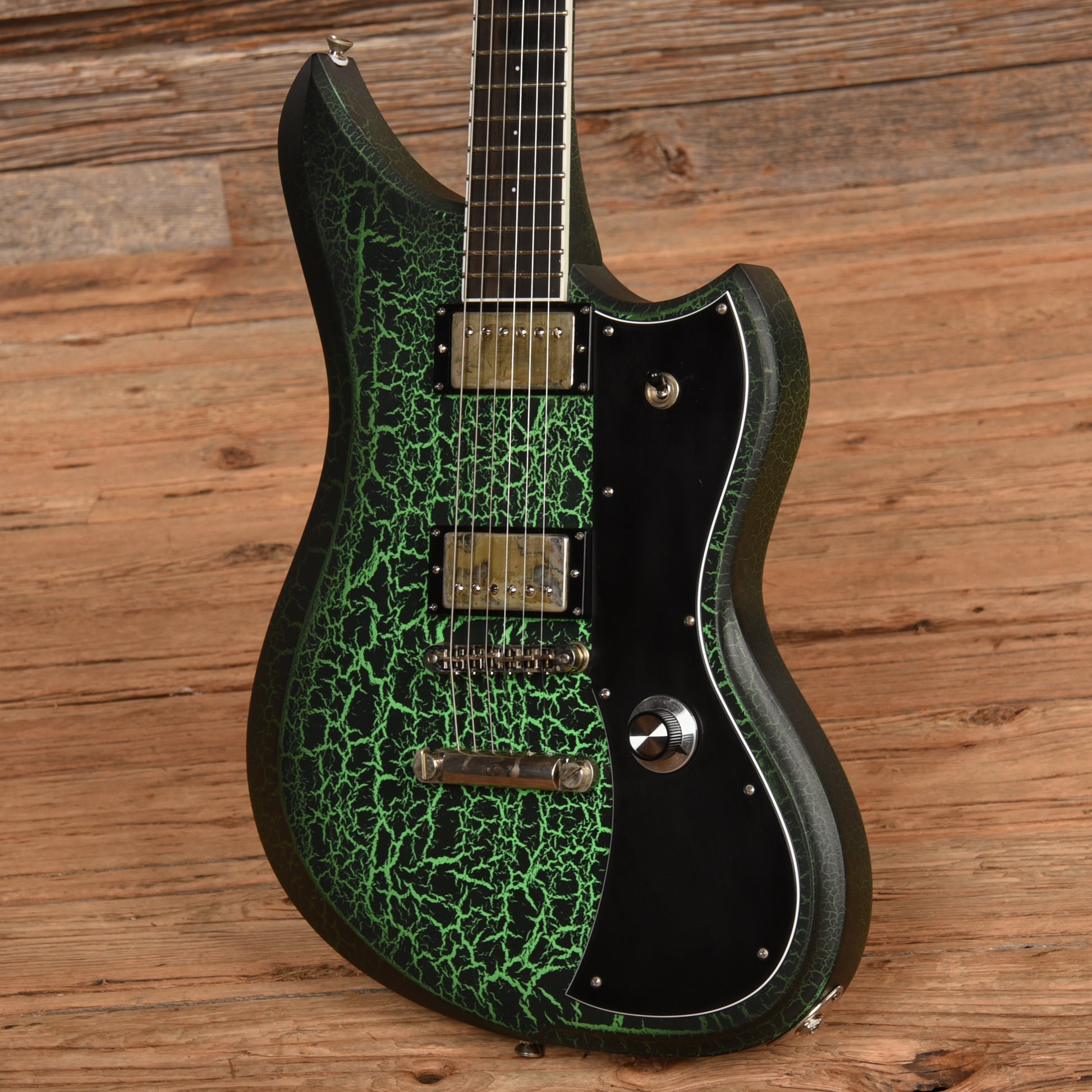 Dunable USA Yeti Matte Green Crackle 2022 Electric Guitars / Solid Body