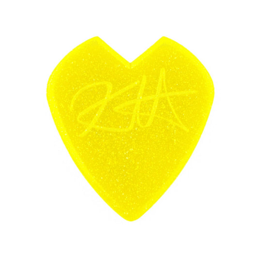 Dunlop Kirk Hammett Jazz III Pick Yellow Glitter 6-Pack Accessories / Picks
