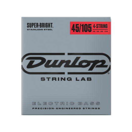 Dunlop Super Bright Stainless Steel Bass Strings Medium 45-105 Accessories / Strings / Bass Strings