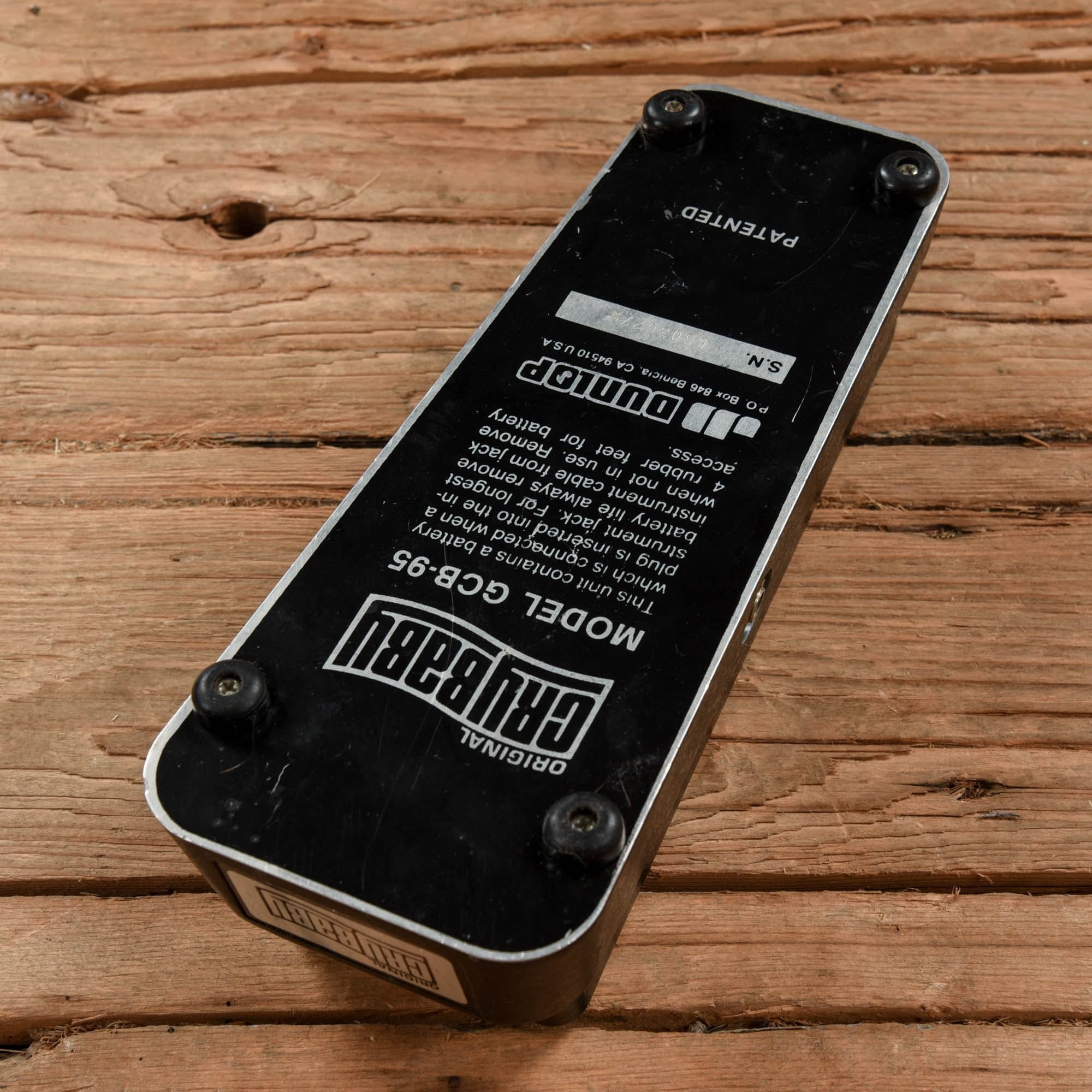 Dunlop Crybaby GCB-95 Effects and Pedals / Wahs and Filters