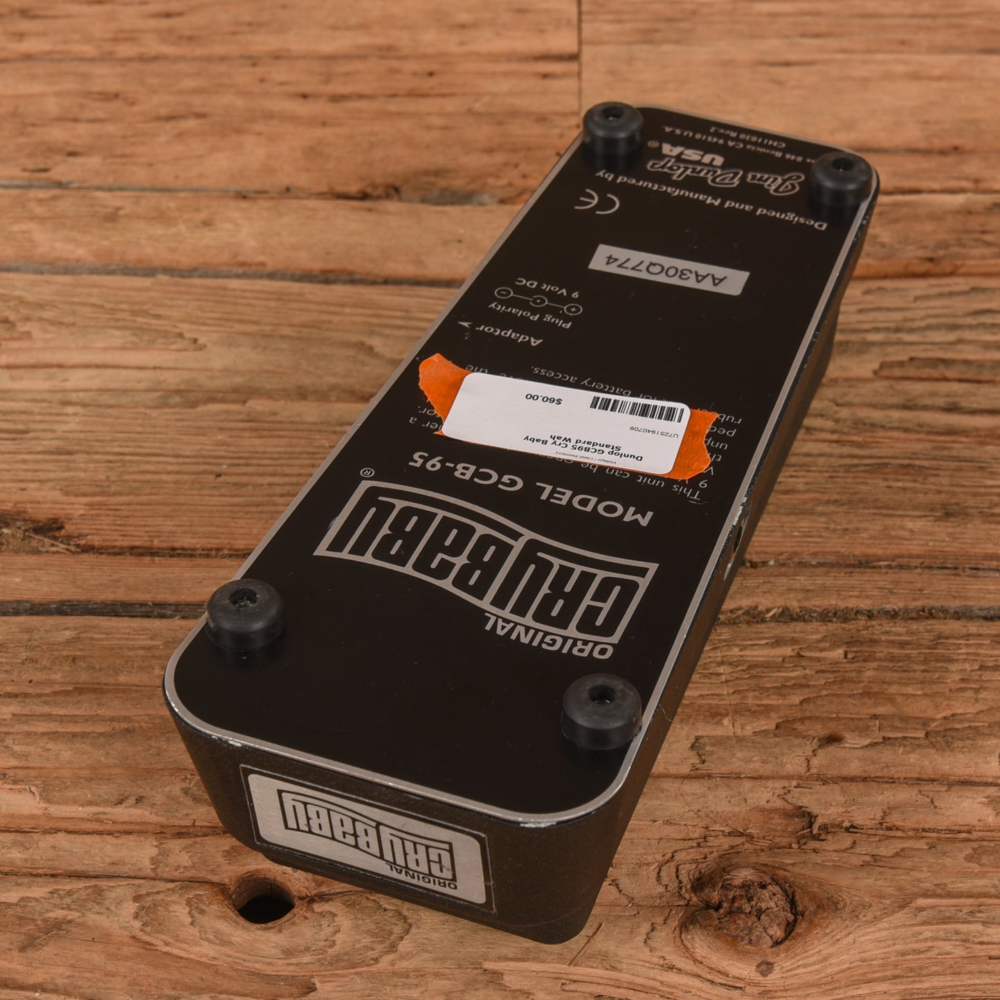 Dunlop GCB95 Cry Baby Standard Wah Effects and Pedals / Wahs and Filters
