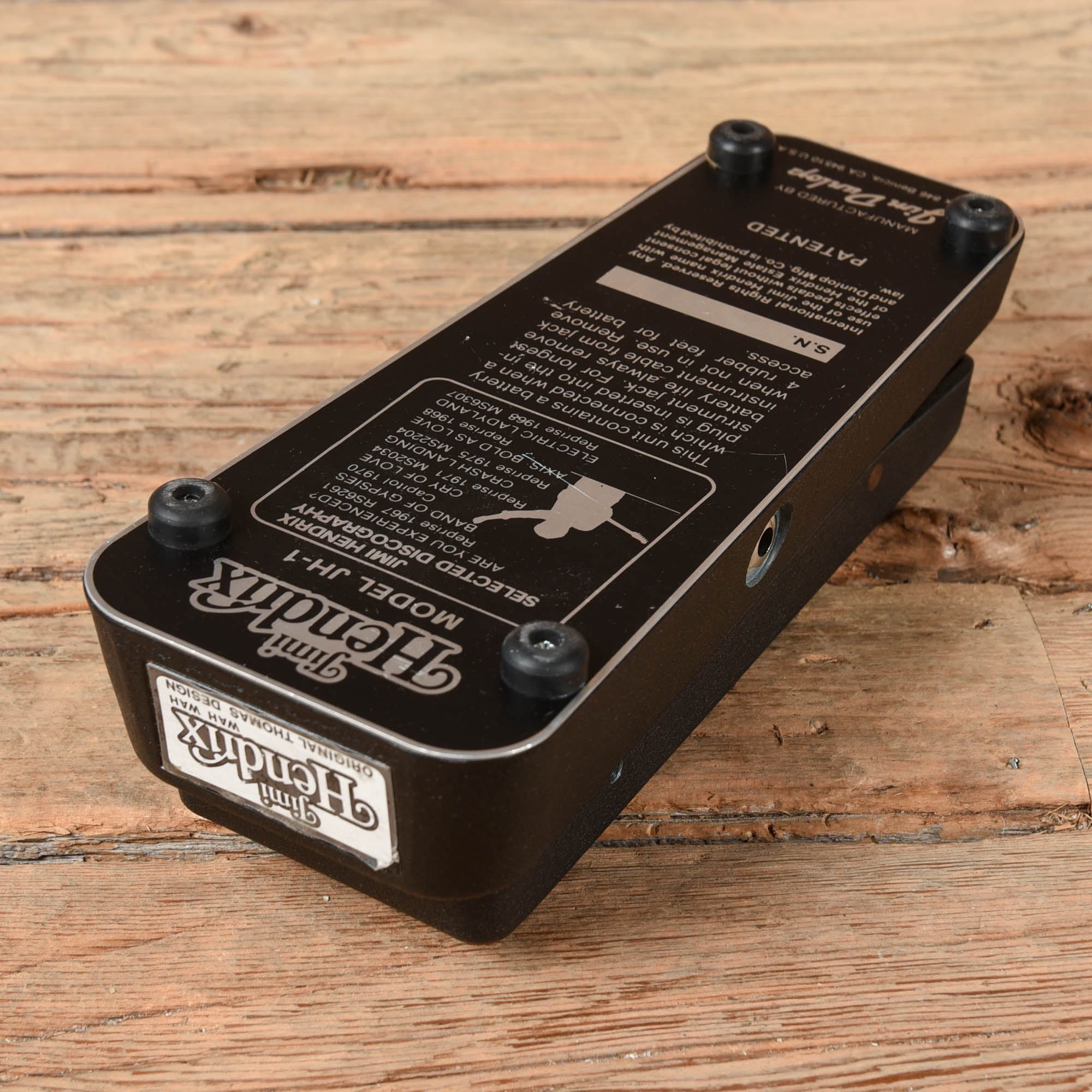 ギター hideVOX Wah-Wah & JIMDUNLOP JH-1 Dunlop JH-1 Jimi Hendrix Wah – Chicago Music Exchange