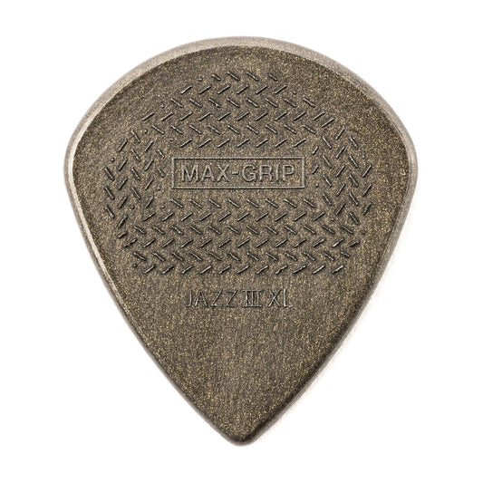 Dunlop Max-Grip Jazz III XL Carbon Fiber 1.38 mm Guitar Pick 6-Pack Picks