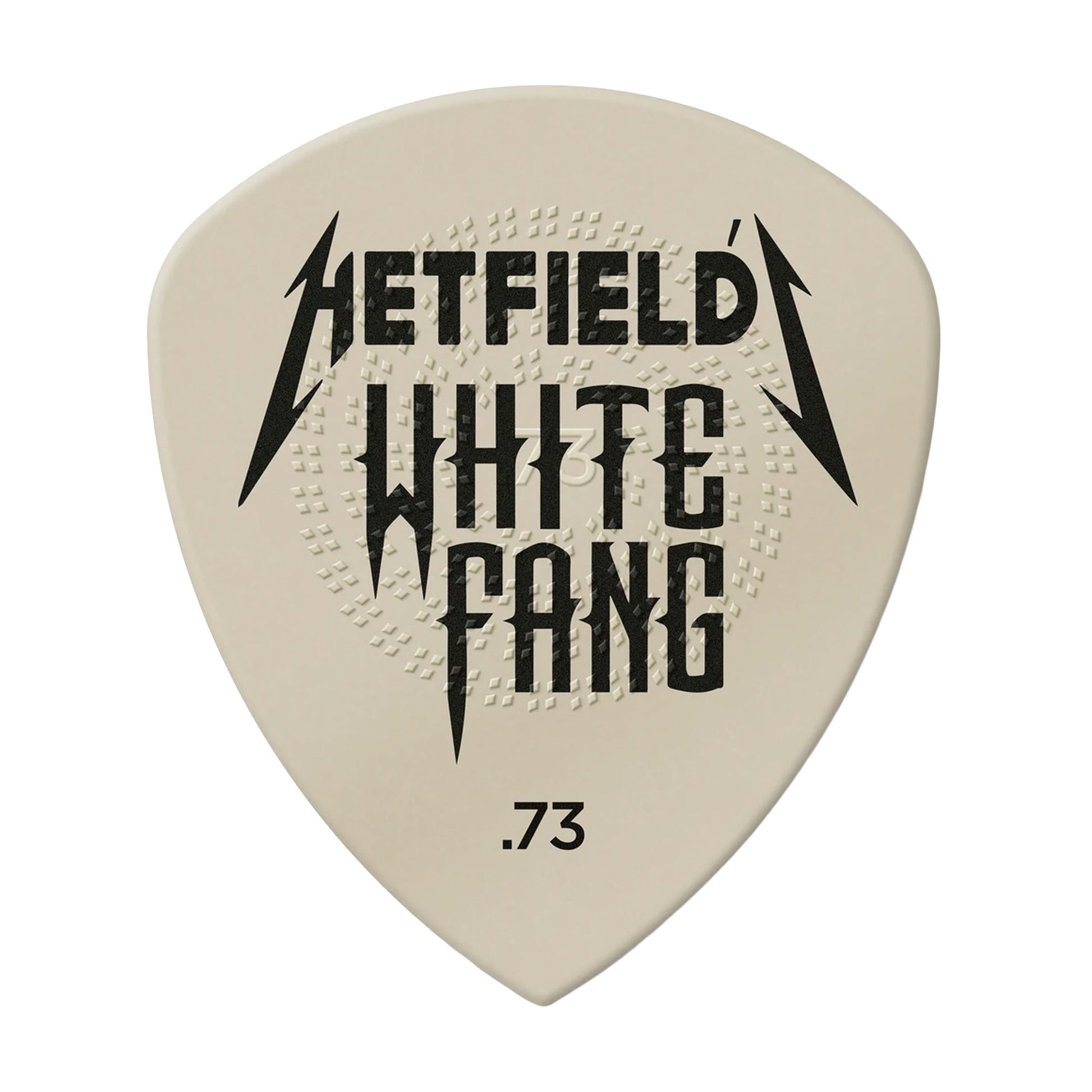 Dunlop Tortex Flow James Hetfield White Fang .73 mm Guitar Pick 6-pack Picks
