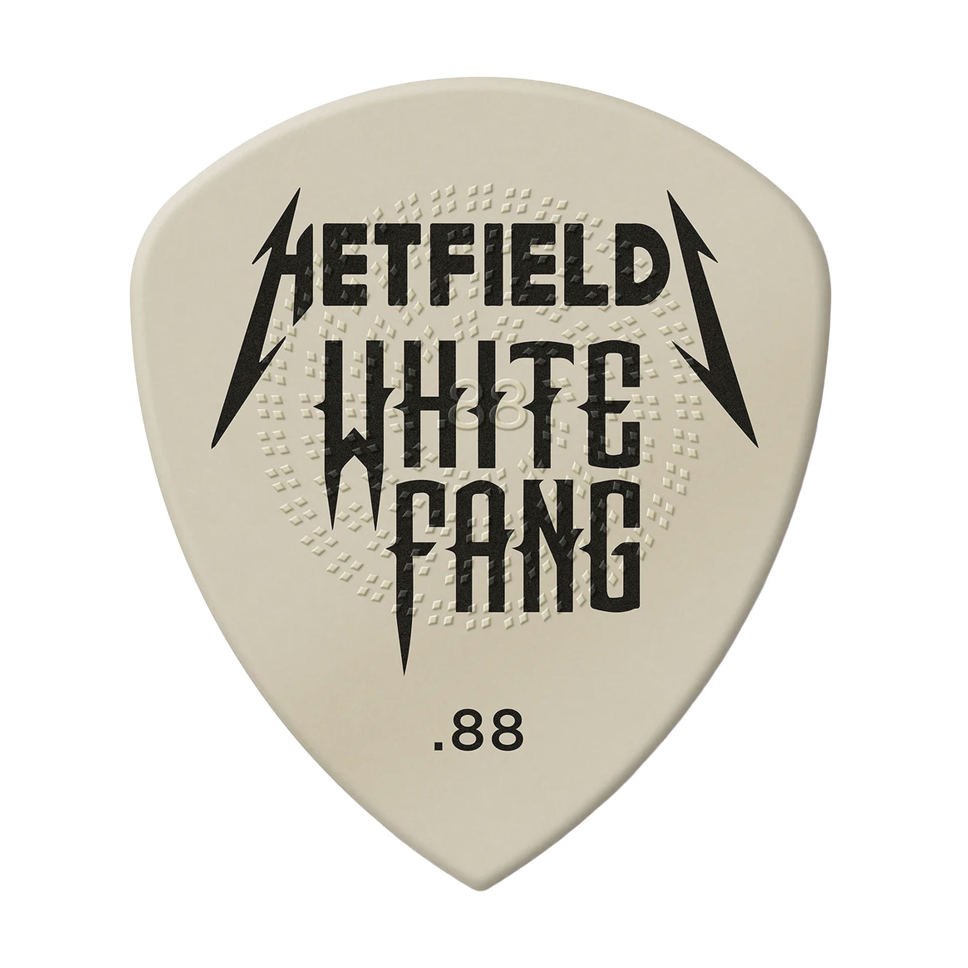 Dunlop Tortex Flow James Hetfield White Fang .88 mm Guitar Pick 6-pack Picks