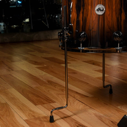 DW Collector's Maple/Mahogany 10/12/16/22 4pc. Drum Kit Santos Rosewood Quick Candy Black Burst w/Nickel Hardware Drums and Percussion / Acoustic Drums / Full Acoustic Kits