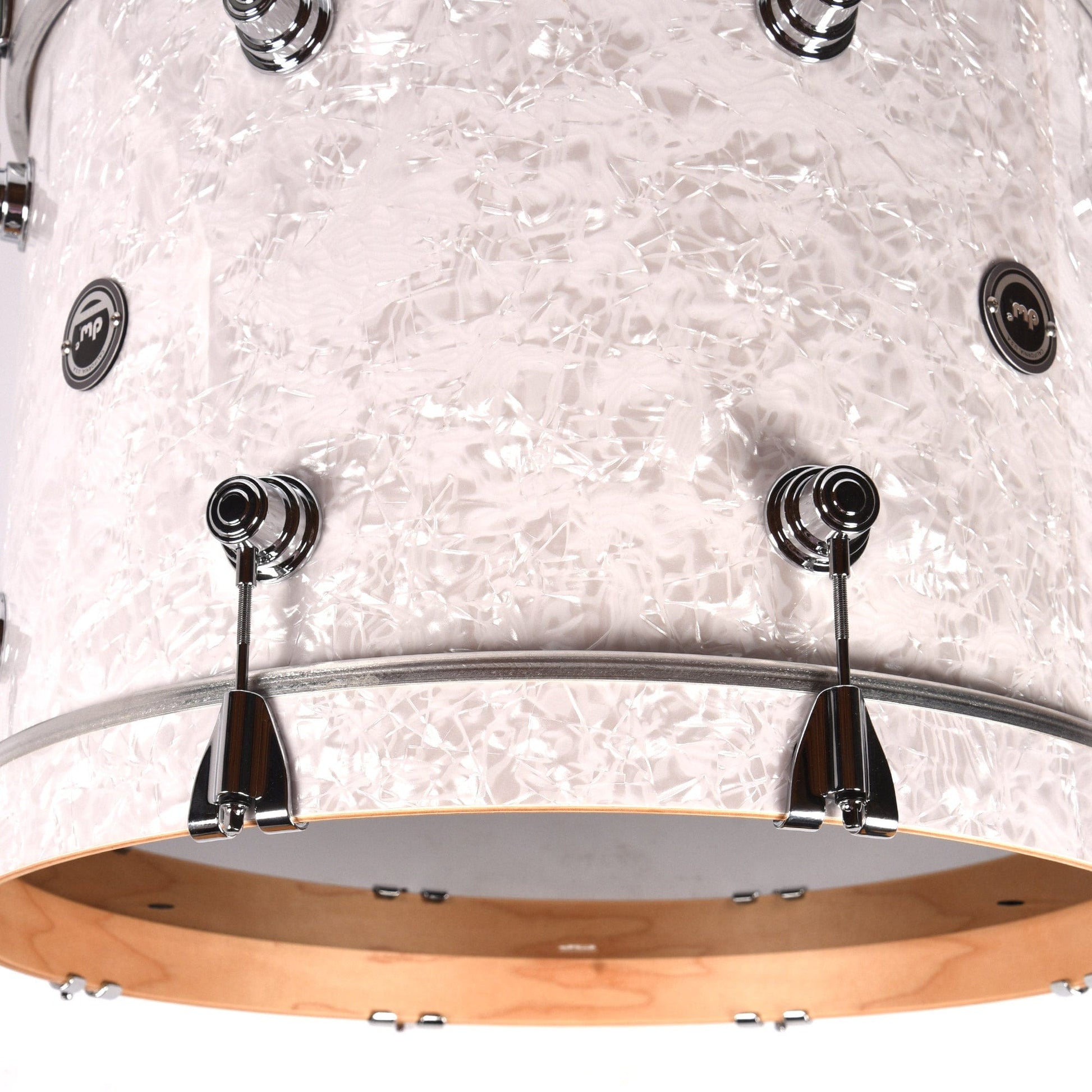 DW DWe 12/14/20/5.5x14 4pc Acoustic Electronic Shell Pack White Marine Pearl Drums and Percussion / Acoustic Drums / Full Acoustic Kits