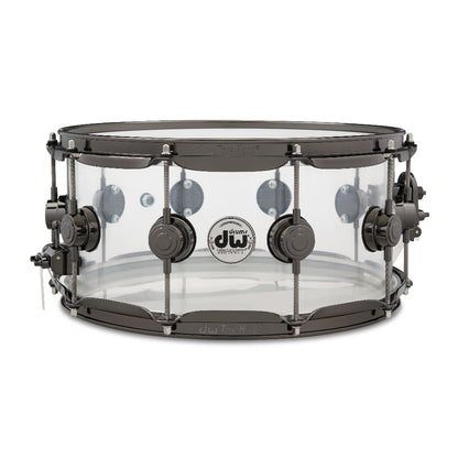 DW 6.5x14 Collector's Series Clear Acrylic Snare Drum w/ Black Nickel hardware Drums and Percussion / Acoustic Drums / Snare