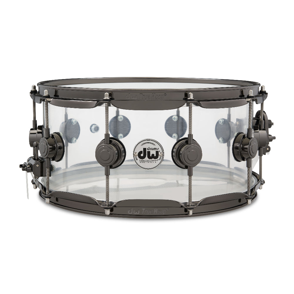 DW 6.5x14 Collector's Series Clear Acrylic Snare Drum w/ Black Nickel hardware Drums and Percussion / Acoustic Drums / Snare