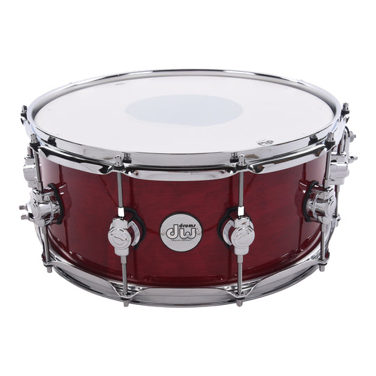 DW 6x14 Design Series Snare Drum Cherry Stain Drums and Percussion / Acoustic Drums / Snare