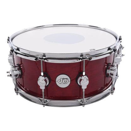 DW 6x14 Design Series Snare Drum Cherry Stain Drums and Percussion / Acoustic Drums / Snare