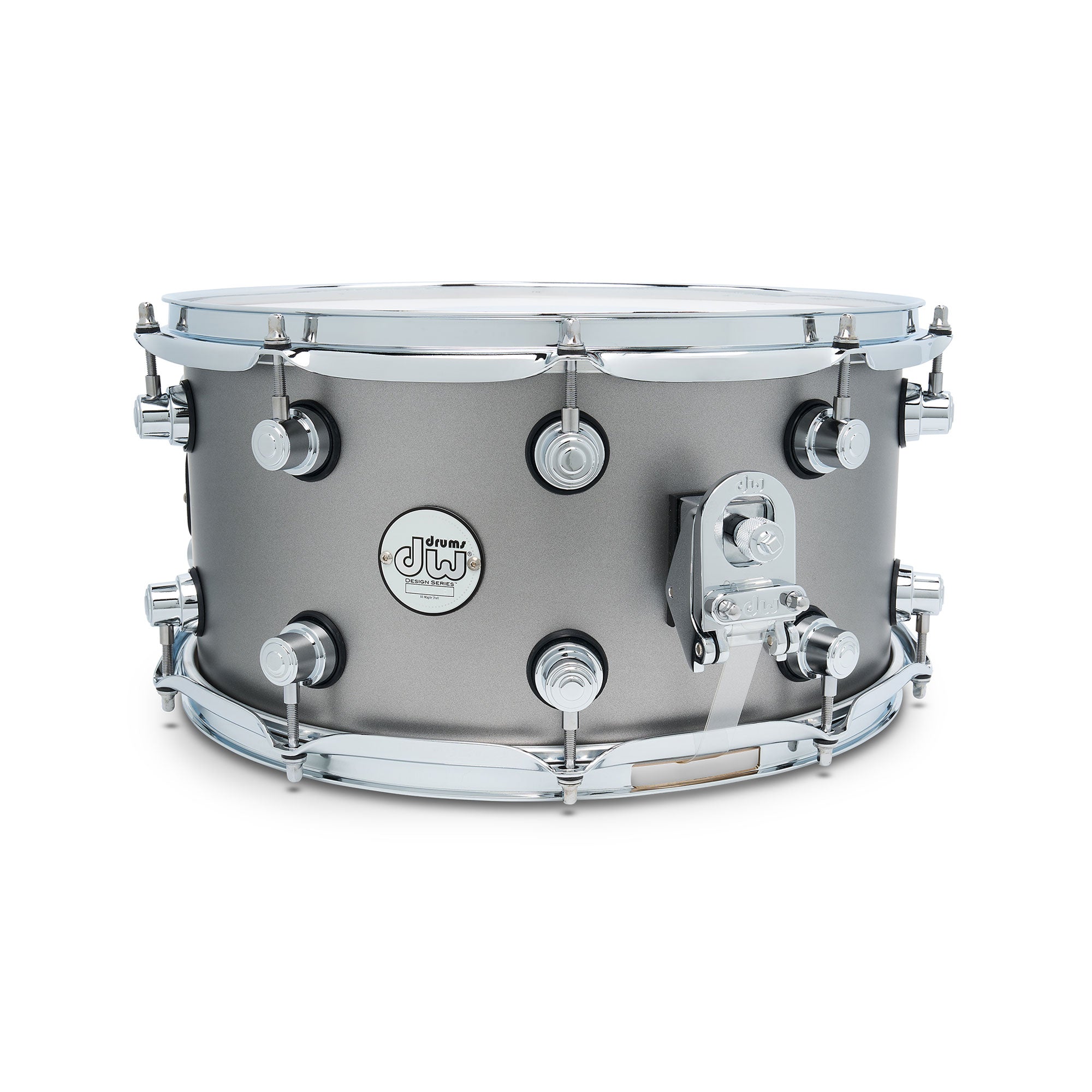 DW Design Series 7x14 Snare Drum Limited Titanium Satin Lacquer Drums and Percussion / Acoustic Drums / Snare