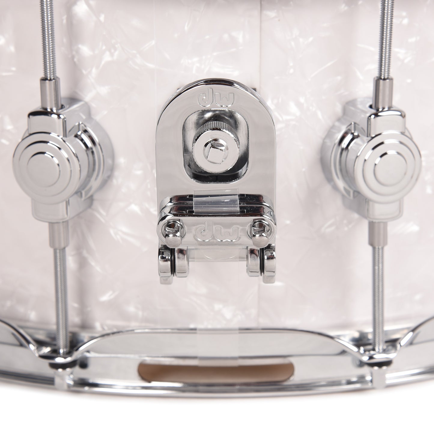 DW 6.5x14 Performance Series Snare Drum White Marine Pearl Snare Drums