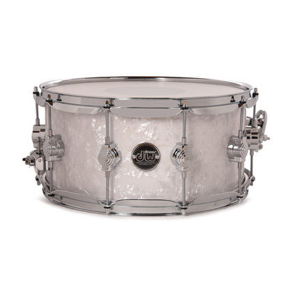 DW 6.5x14 Performance Series Snare Drum White Marine Pearl Snare Drums