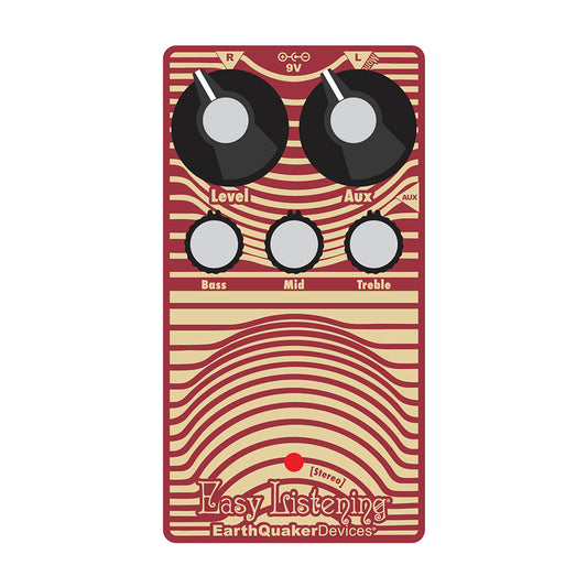 Earthquaker Devices Easy Listening Stereo Raspberry Red Amplifiers