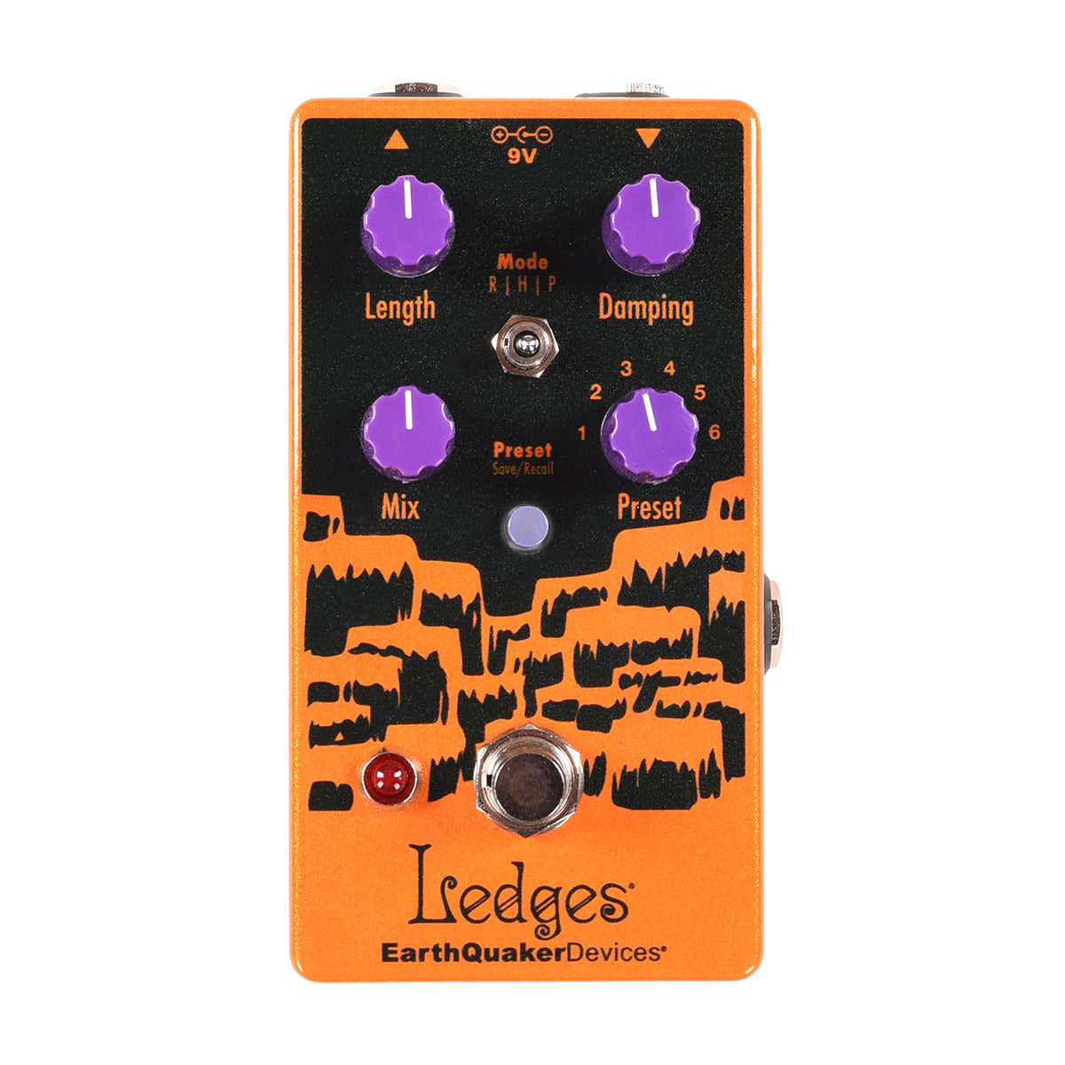 Earthquaker Devices Ledges Tri-Dimensional Reverberation Machine 2026 EQD Day One-of-a-Kind #3 Effect Pedals