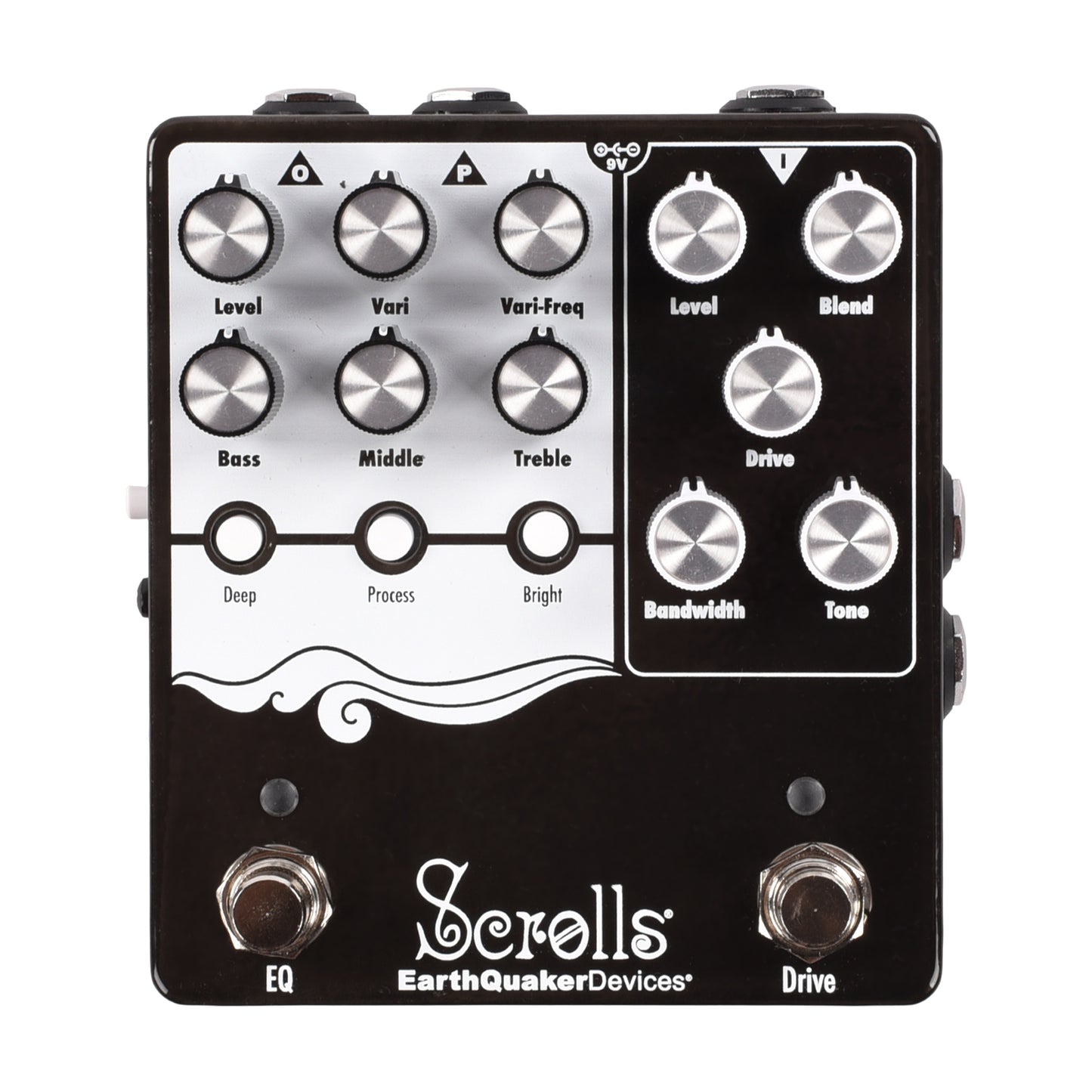 Earthquaker Devices Scrolls Bass Odyssey Black & White Effect Pedals