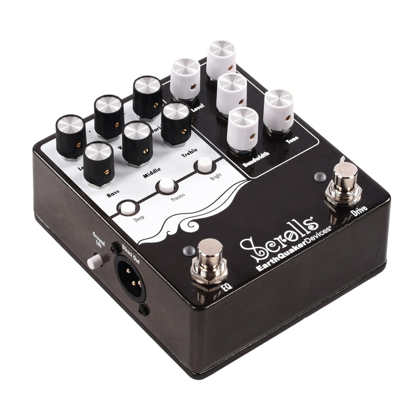 Earthquaker Devices Scrolls Bass Odyssey Black & White Effect Pedals
