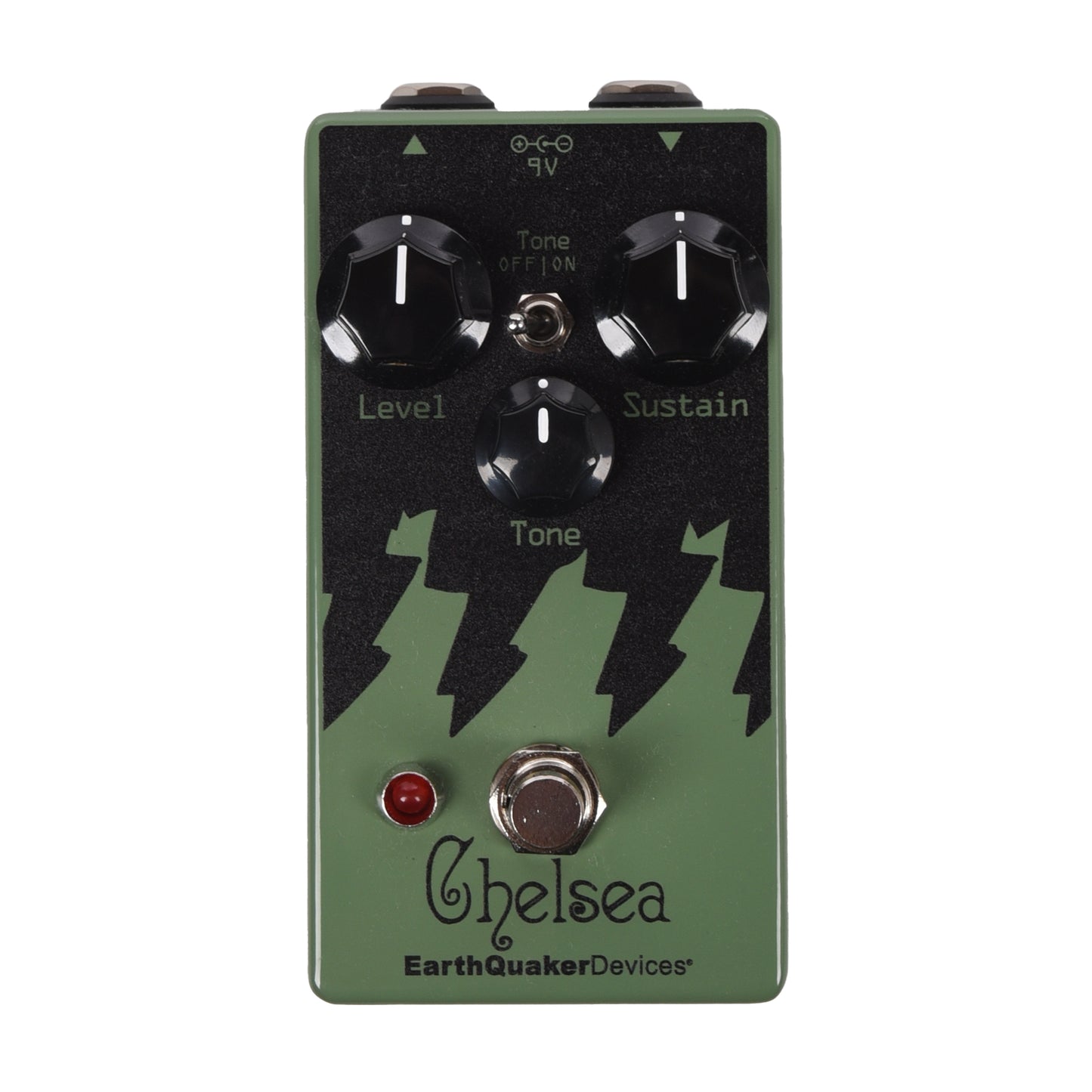 EarthQuaker Devices Chelsea Low End Fuzz Driver Pedal Reseda Green Effects and Pedals / Bass Pedals