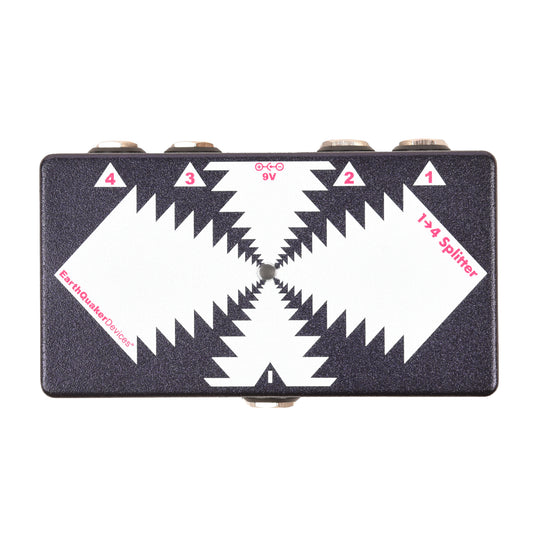 EarthQuaker Devices Pedal One to Four Splitter Pedal One-of-a-Kind #01 Effects and Pedals / Controllers, Volume and Expression