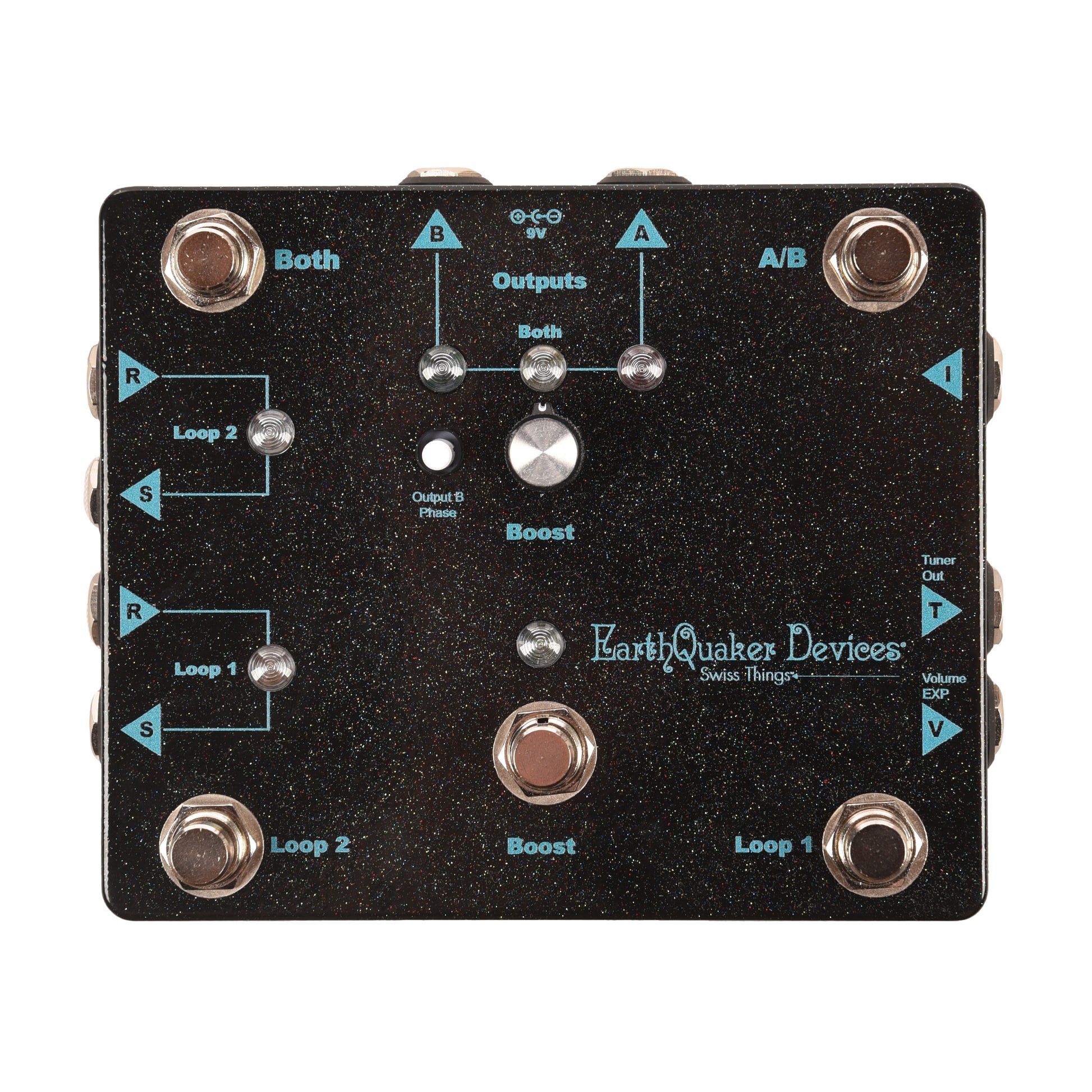 EarthQuaker Devices Swiss Things Pedalboard Reconciler One-of-a-Kind #01 Effects and Pedals / Controllers, Volume and Expression