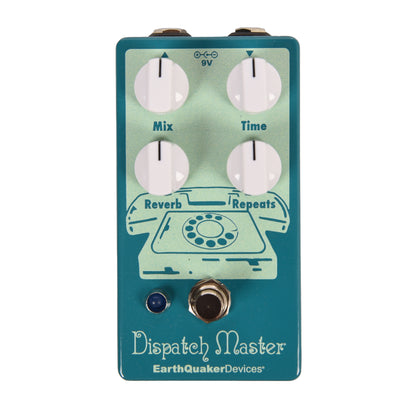 EarthQuaker Devices Dispatch Master Delay & Reverb V3 Water Blue & Sea Green Effects and Pedals / Delay
