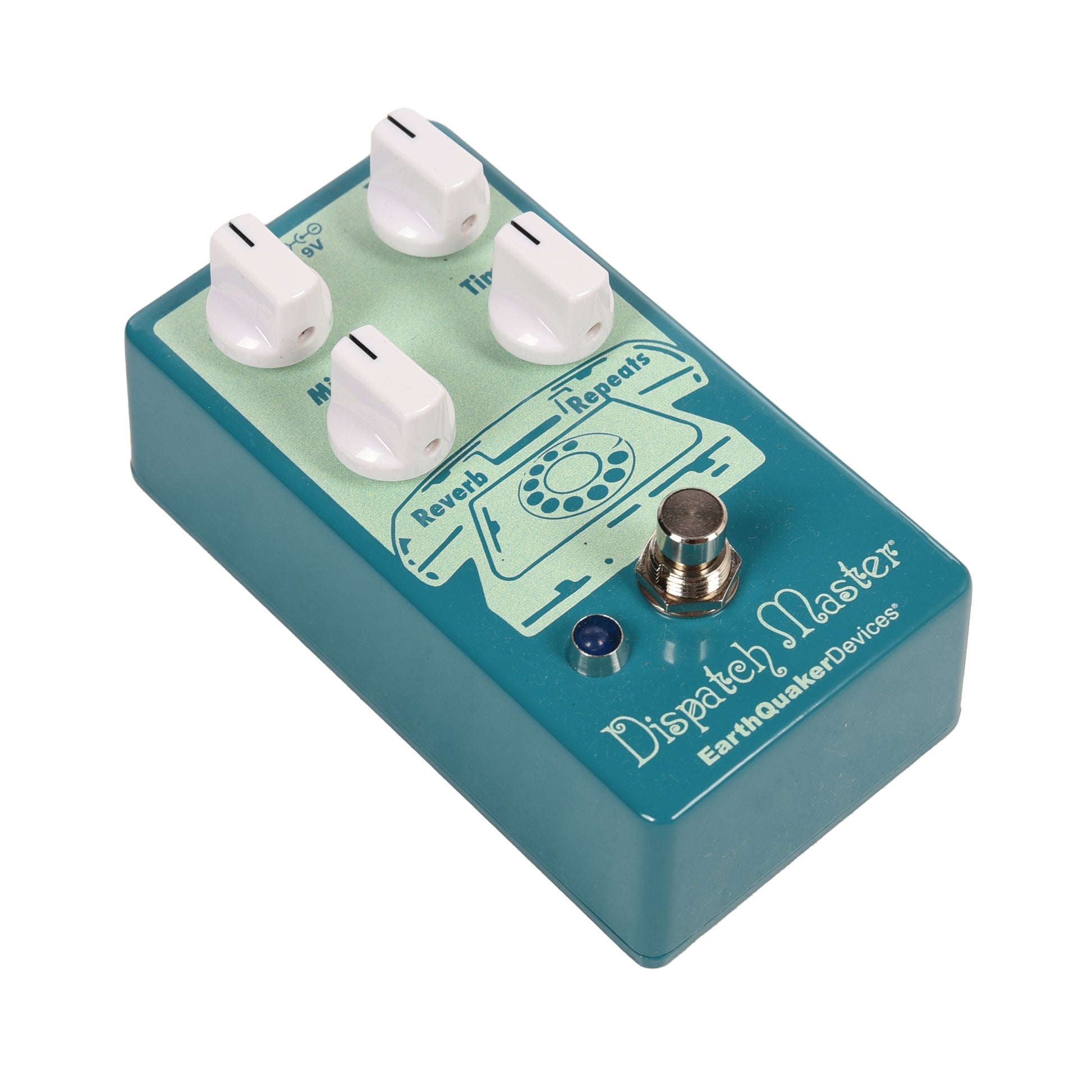 EarthQuaker Devices Dispatch Master Delay & Reverb V3 Water Blue & Sea Green Effects and Pedals / Delay
