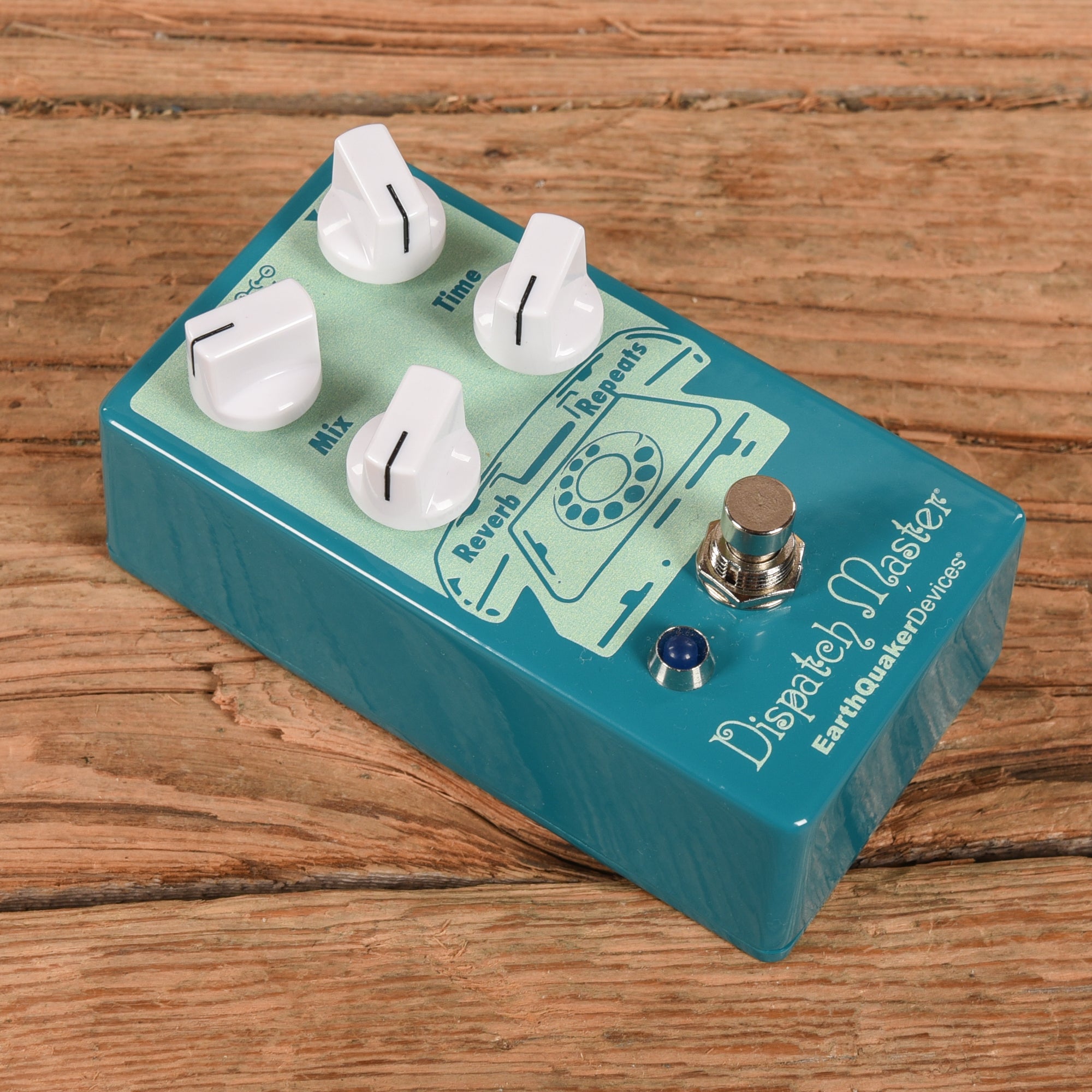 EarthQuaker Devices Dispatch Master Delay & Reverb V3 Water Blue & Sea Green Effects and Pedals / Delay