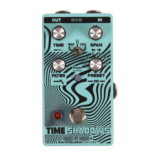 EarthQuaker Devices Time Shadows V2 Subharmonic Multi-Delay Resonator Pedal Light Green & Black Effects and Pedals / Delay