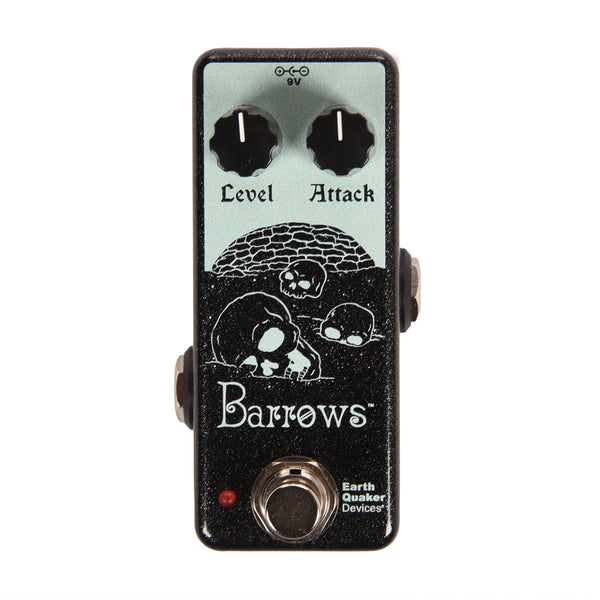 EarthQuaker Devices Barrows Fuzz Attacker Fuzz Pedal Black Silver