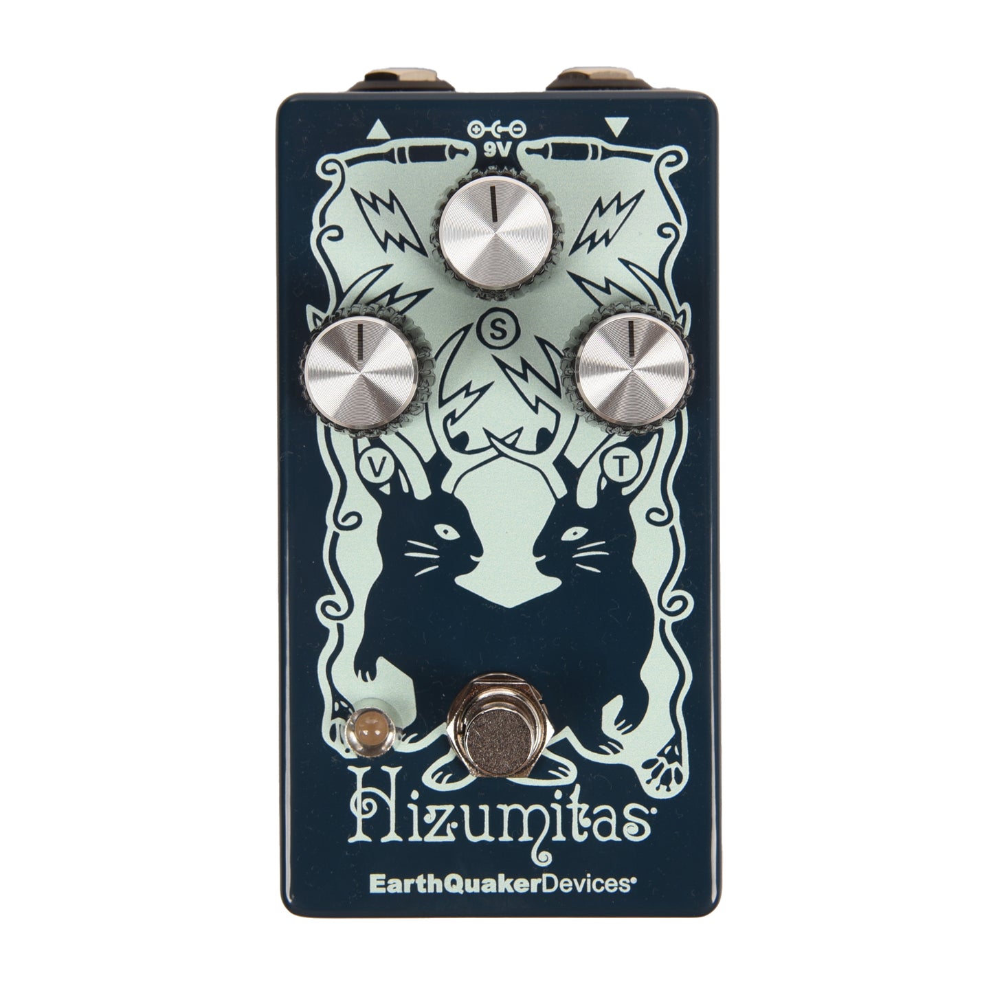 EarthQuaker Devices Hizumitas Fuzz Sustainer Pedal Ocean Blue & Sea Green Effects and Pedals / Fuzz