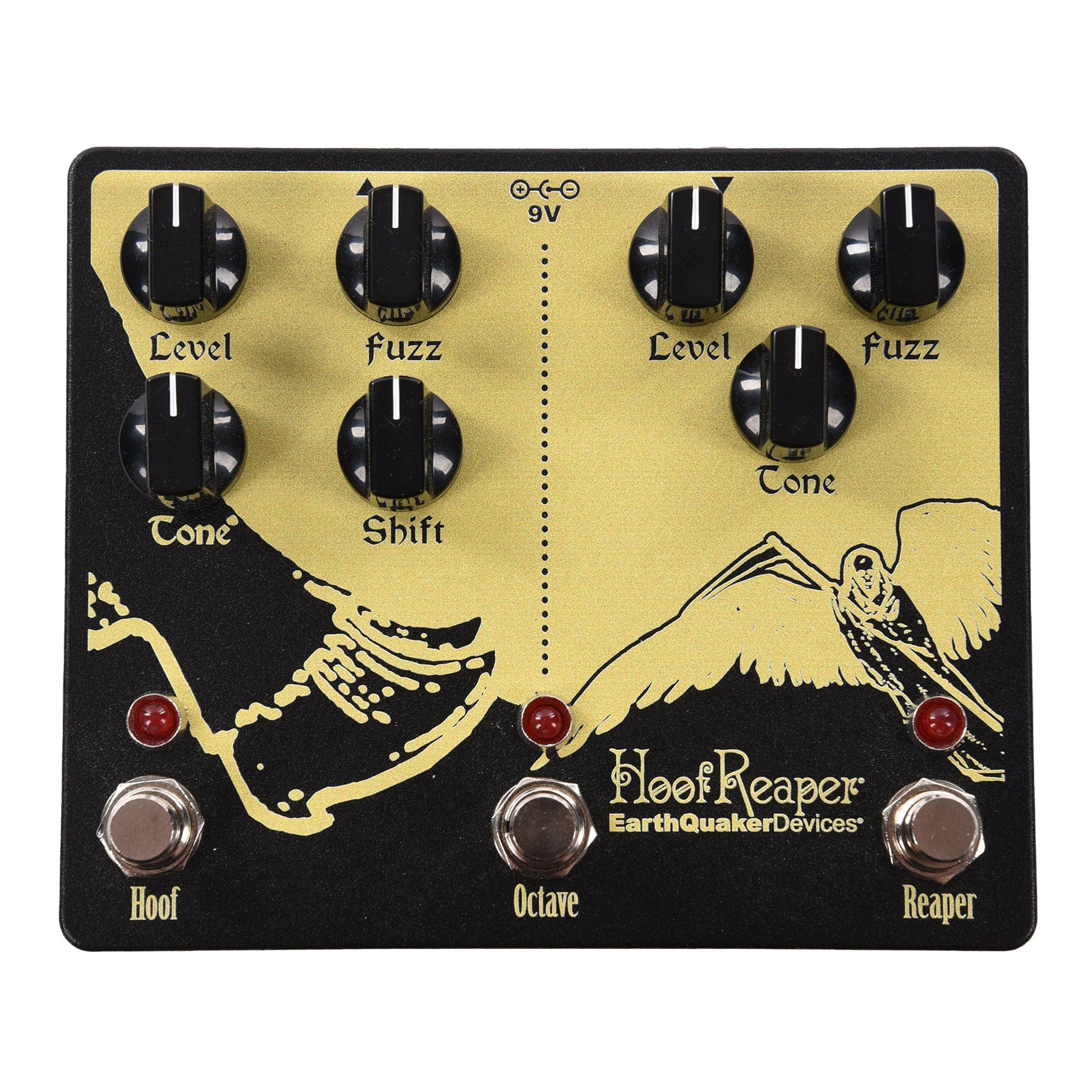 earthquaker devices hoof reaper v2 dual fuzz pedal EarthQuaker Devices Hoof Reaper Dual Fuzz V2 One-of-a-Kind Color #04