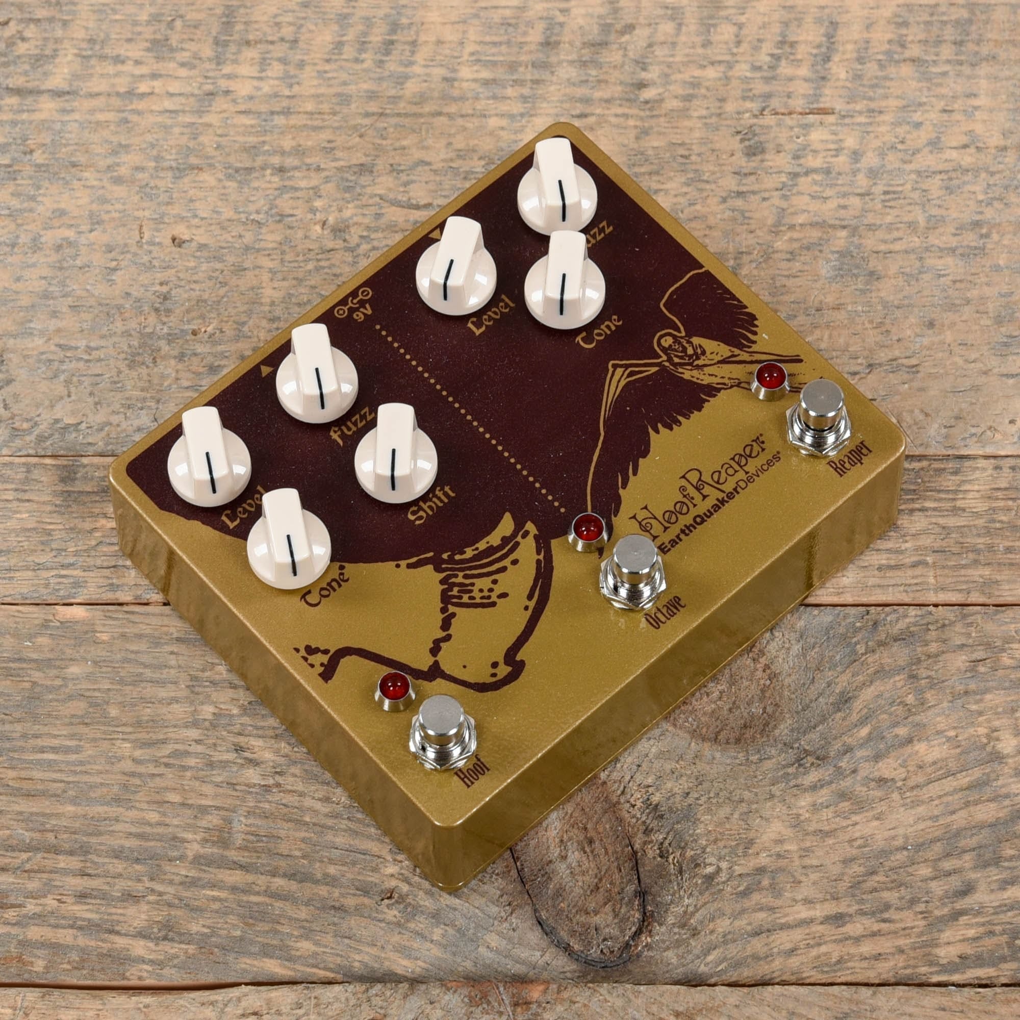 Earthquaker Devices Hoof Reaper v2 Dual Fuzz w/Octave Up Effects and Pedals / Fuzz
