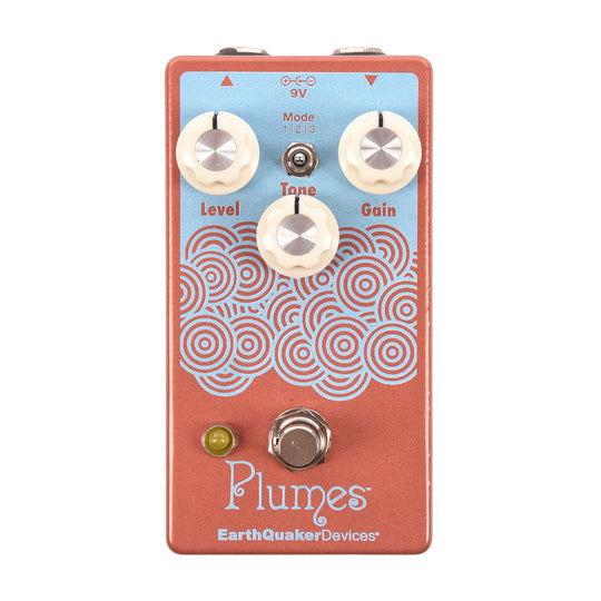 EarthQuaker Devices Plumes Overdrive Pedal One-of-a-Kind #12 Effects and Pedals / Overdrive and Boost