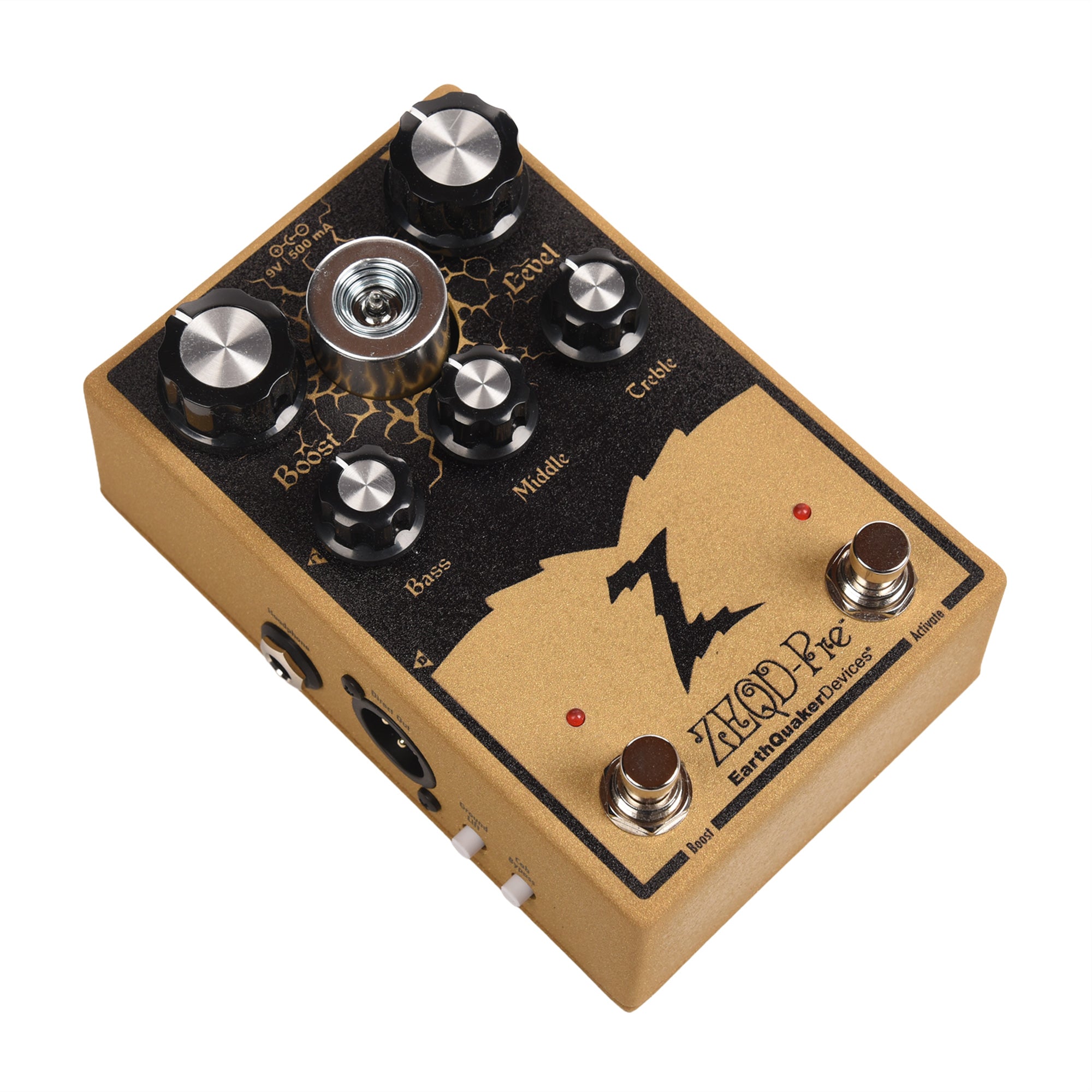 EarthQuaker Devices ZEQD-Pre 限定カラー EarthQuaker Devices ZEQD-Pre Tube Preamp Pedal Goldtastic