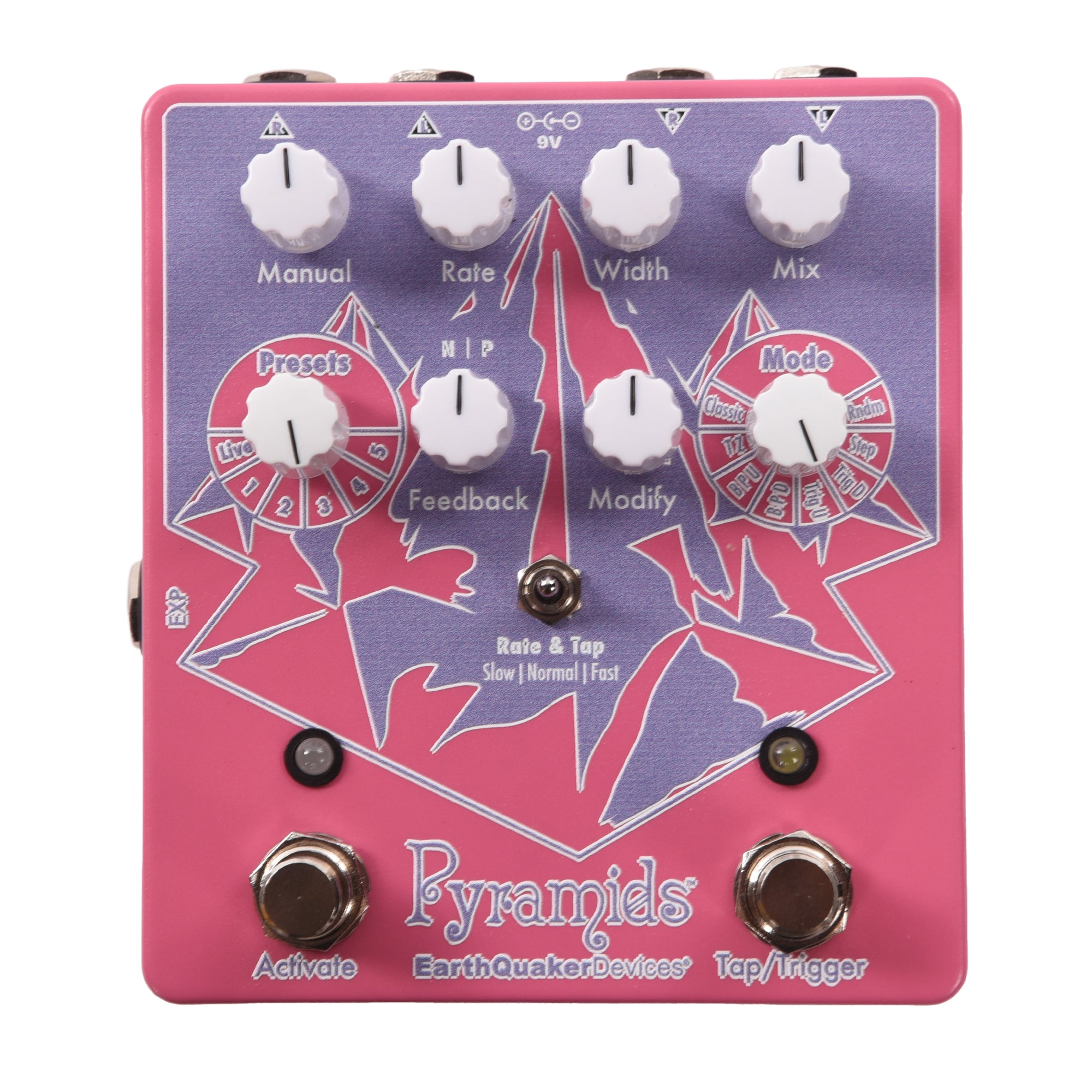 EarthQuaker Devices Pyramids Stereo Flanger One-of-a-Kind #01 Effects and Pedals / Phase Shifters