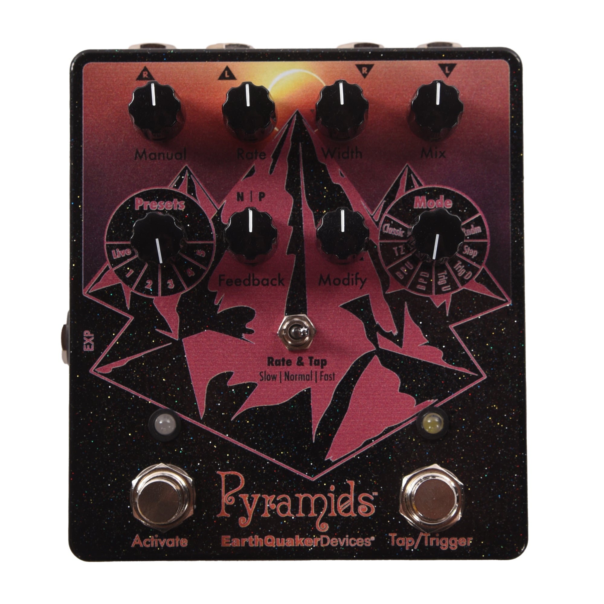 EarthQuaker Devices Pyramids Stereo Flanger One-of-a-Kind #03 Effects and Pedals / Phase Shifters