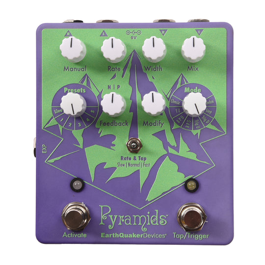 EarthQuaker Devices Pyramids Stereo Flanger One-of-a-Kind #04 Effects and Pedals / Phase Shifters