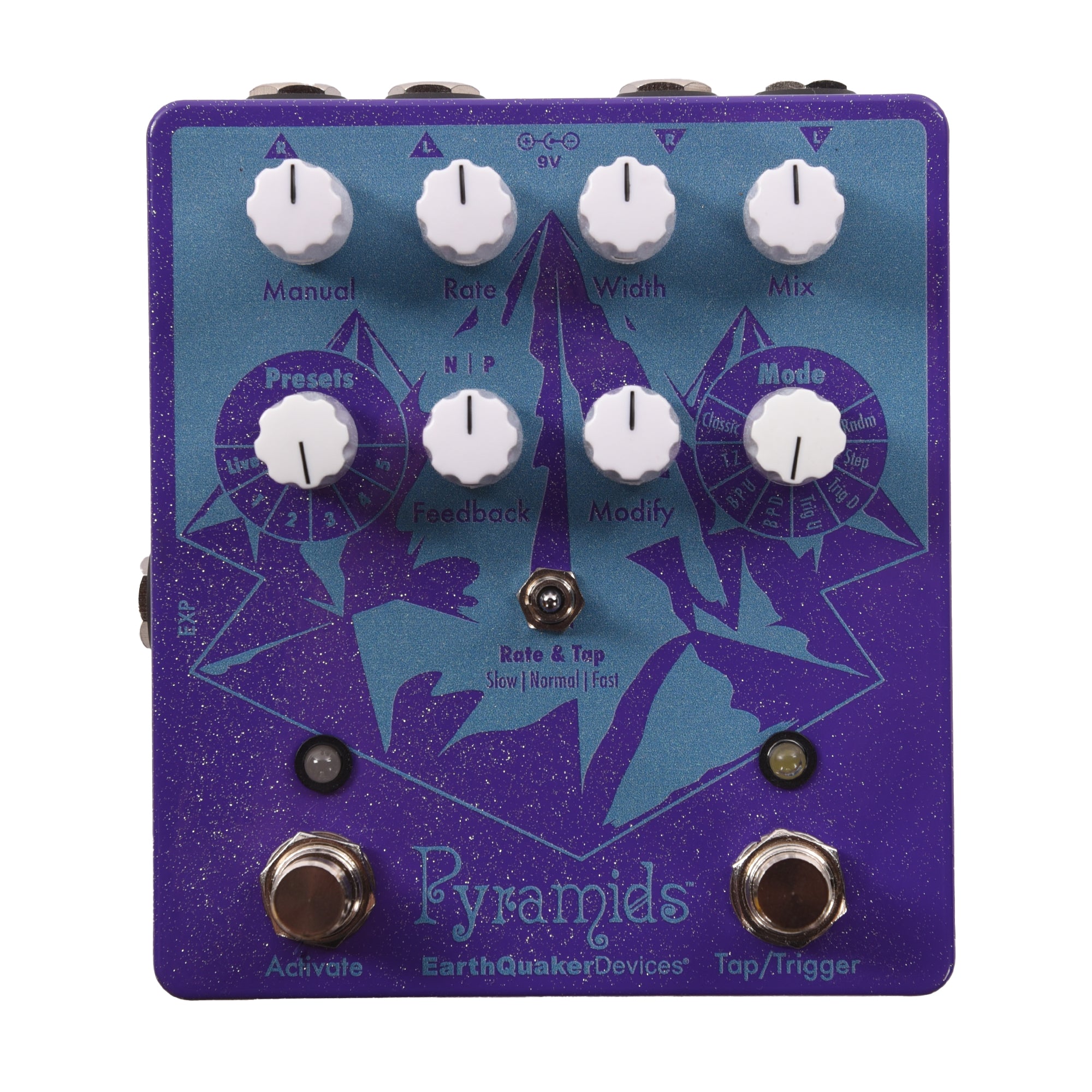 EarthQuaker Devices Pyramids Stereo Flanger One-of-a-Kind #05 Effects and Pedals / Phase Shifters