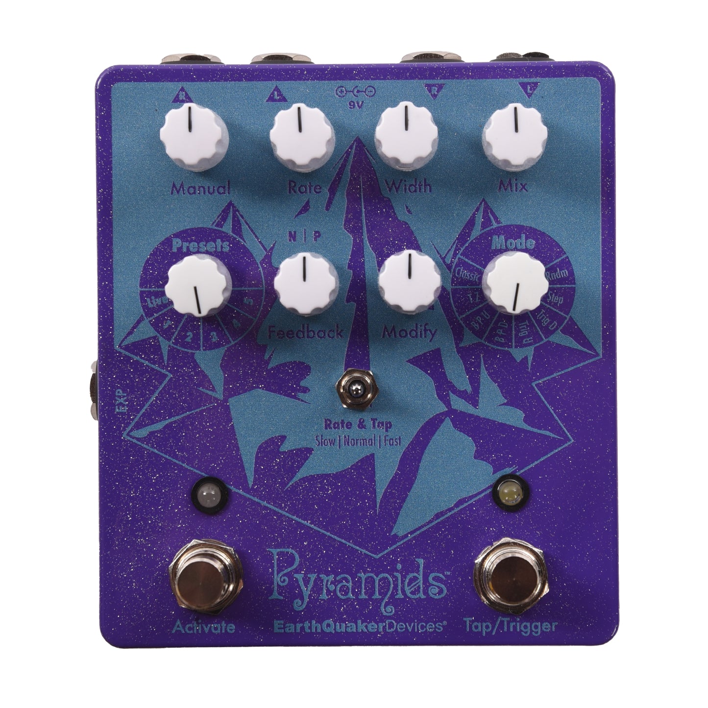 EarthQuaker Devices Pyramids Stereo Flanger One-of-a-Kind #05 Effects and Pedals / Phase Shifters