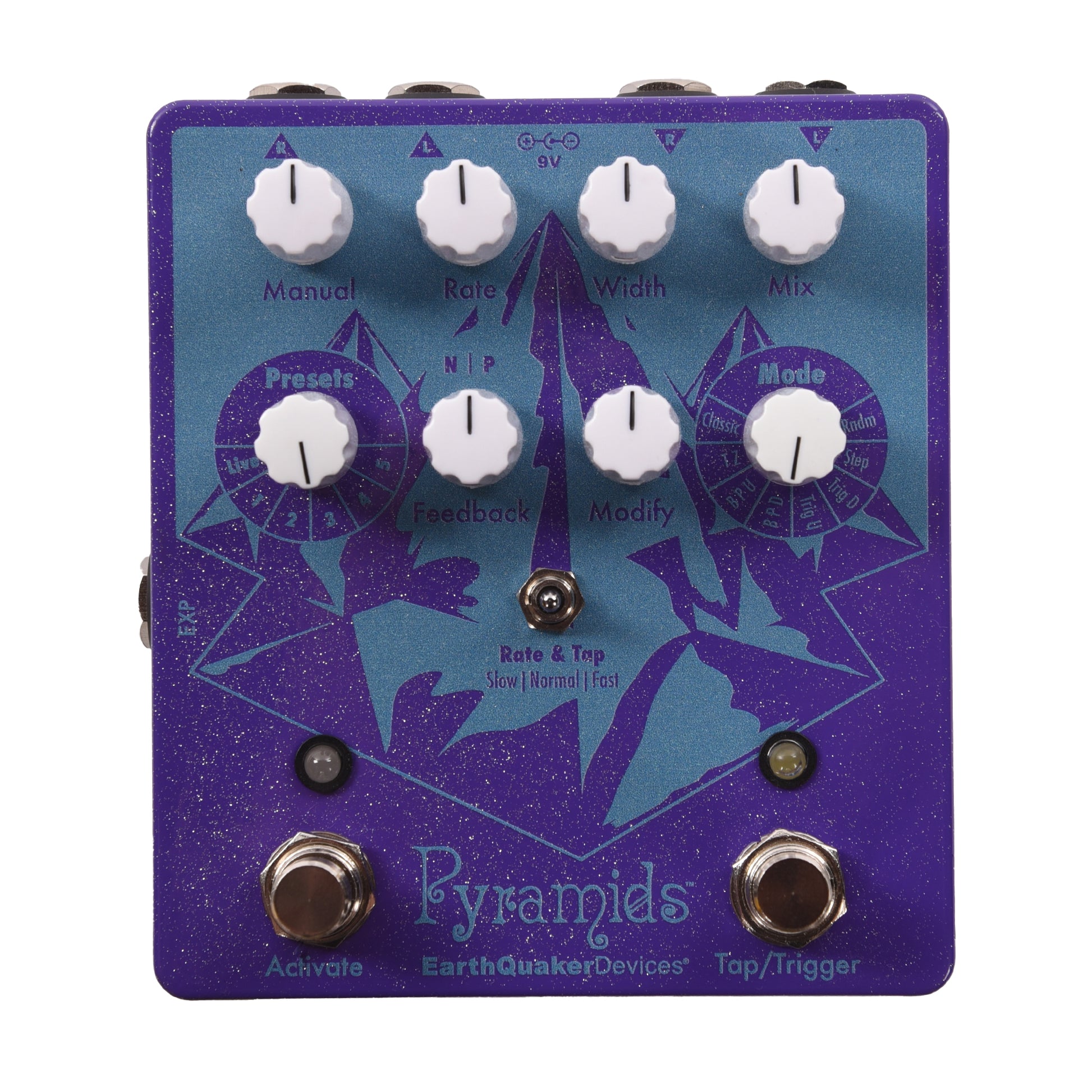 EarthQuaker Devices Pyramids Stereo Flanger One-of-a-Kind #05 Effects and Pedals / Phase Shifters