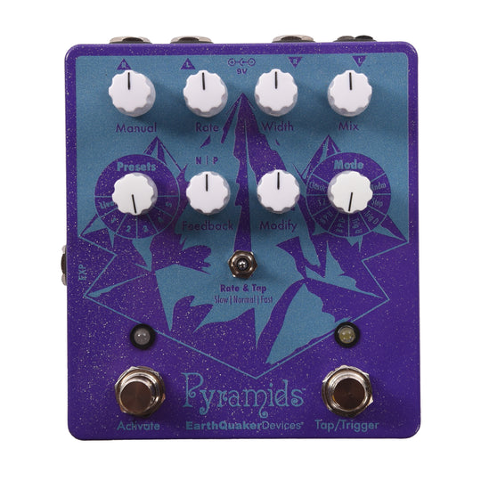 EarthQuaker Devices Pyramids Stereo Flanger One-of-a-Kind #05 Effects and Pedals / Phase Shifters