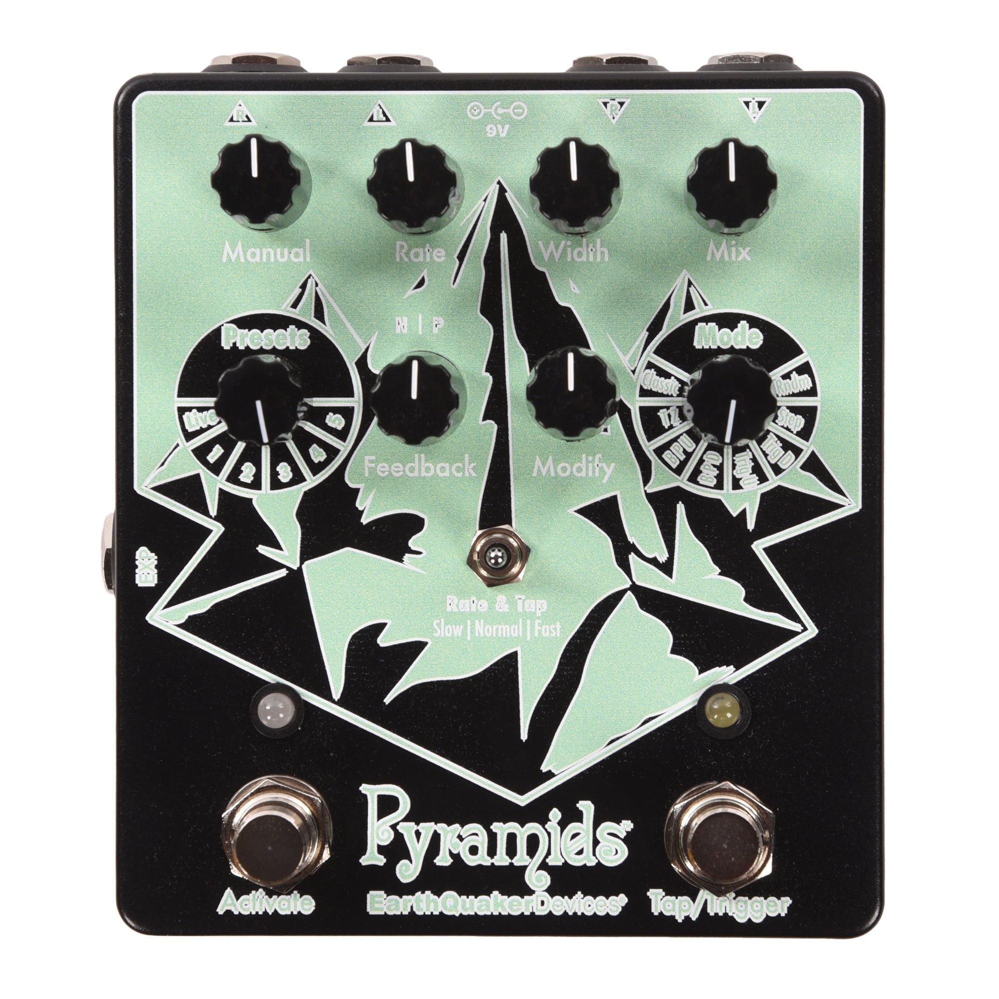 EarthQuaker Devices Pyramids Stereo Flanger One-of-a-Kind #08 Effects and Pedals / Phase Shifters
